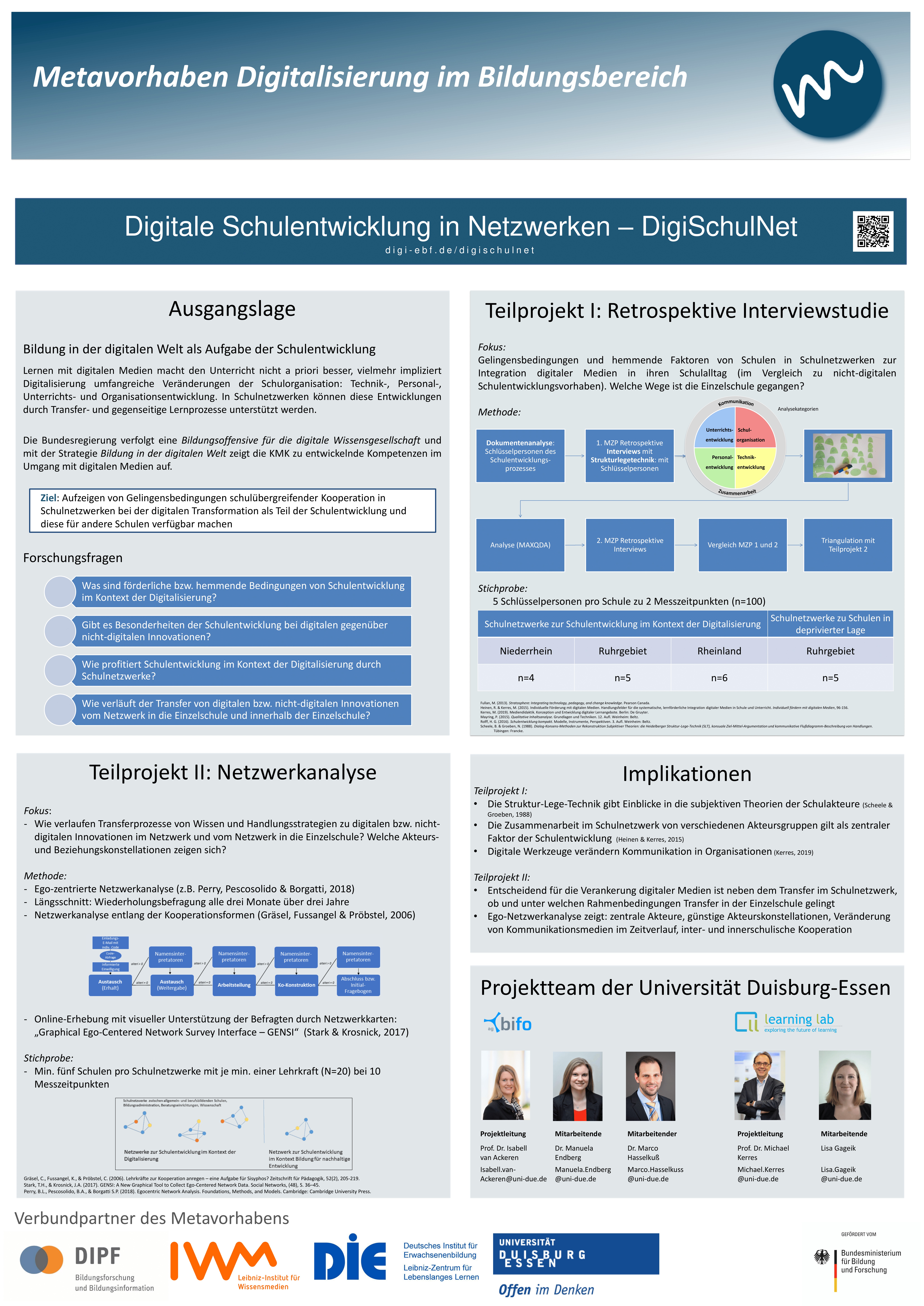 Poster zum Überblick über DigiSchulNet