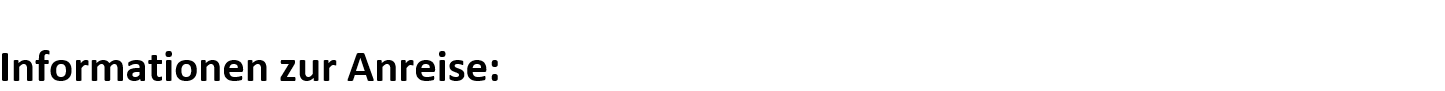 anreise infos